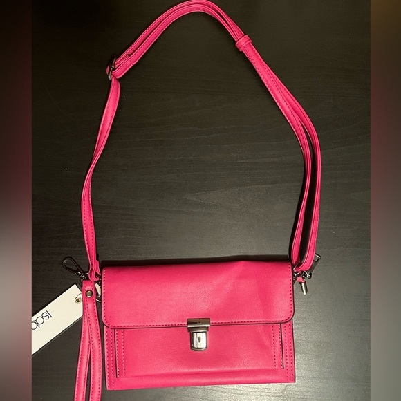 Crossbody Clutch Bag Push Lock Removable Strap Multi-pocket Wallet NWT - Picture 8 of 17